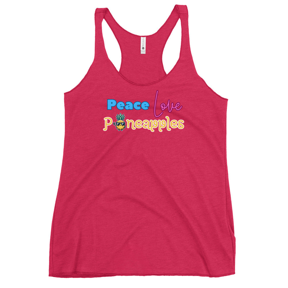 Flirt peace - Women's Racerback Tank