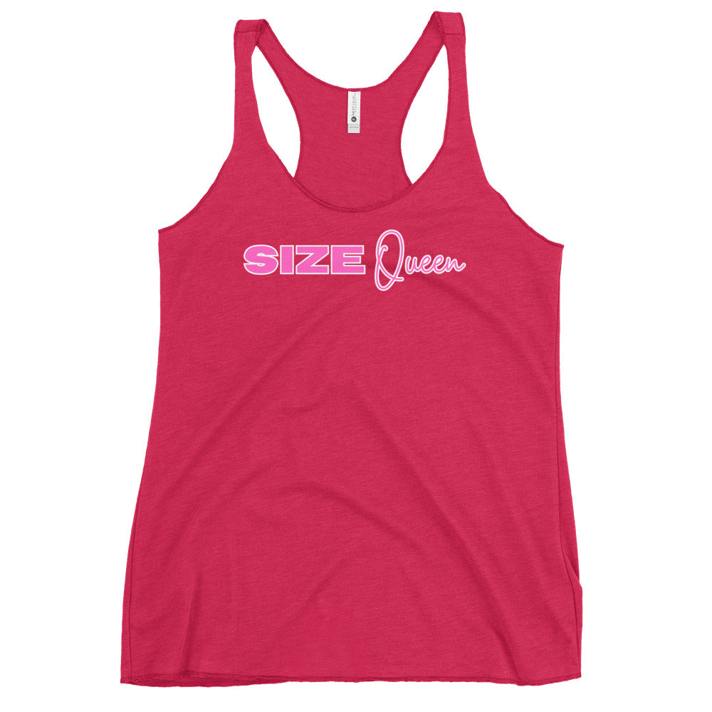 Size Queen - Women's Racerback Tank