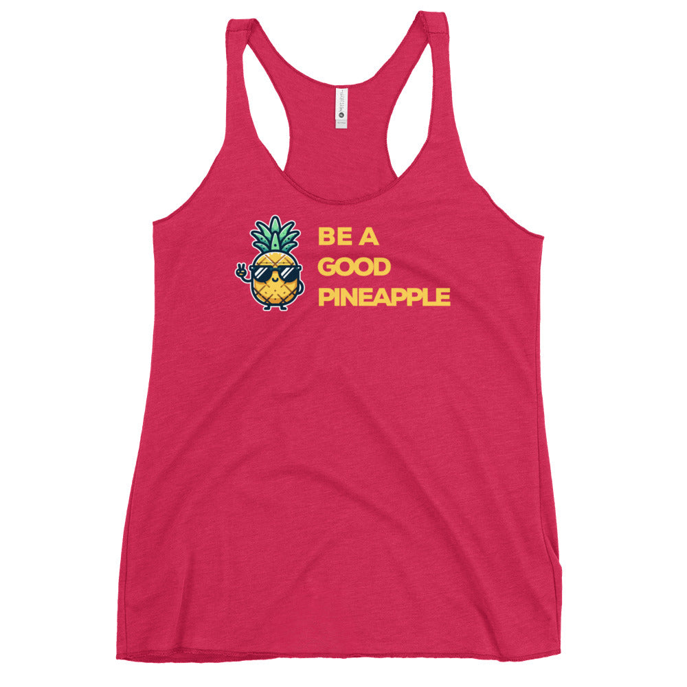 Flirt Good Pineapple - Women's Racerback Tank