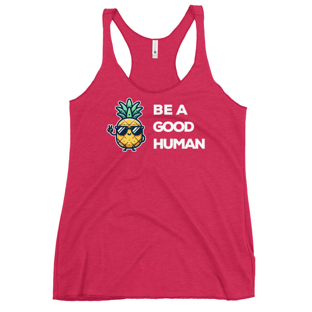 Flirt Good Human - Women's Racerback Tank