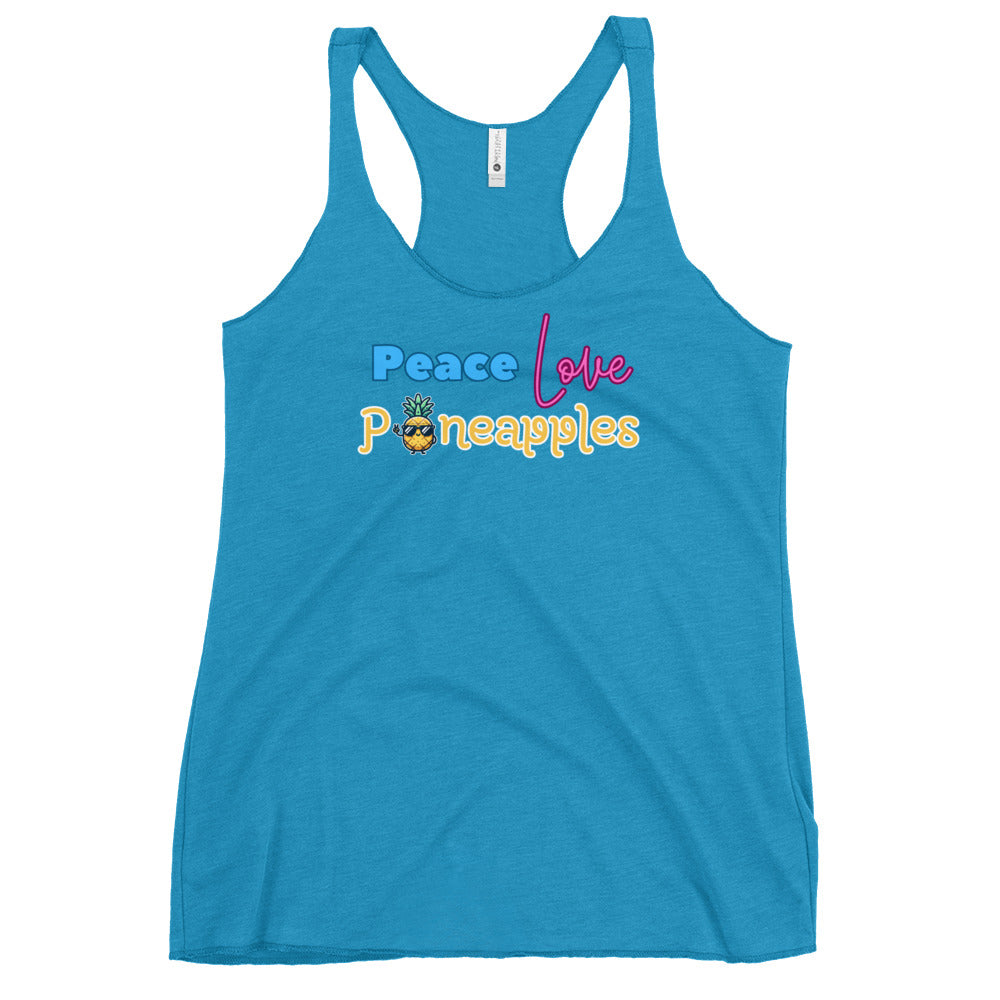 Flirt peace - Women's Racerback Tank