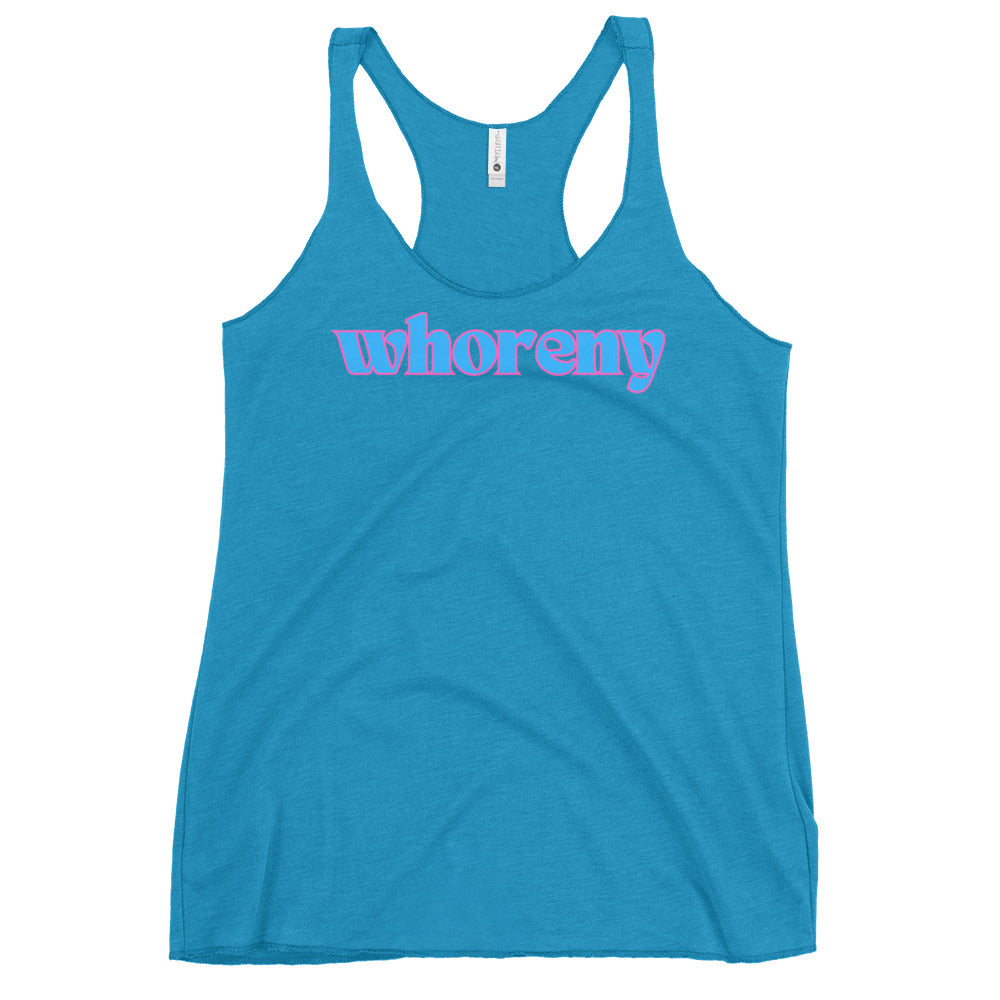 Whoreny - Women's Racerback Tank